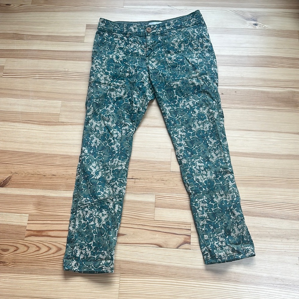 Floral camo pants…
